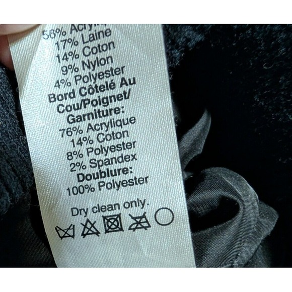 J Crew Boucle Bomber Jacket style #03441 Sz 2 Blue strechy Knit tweed lined N88 - Picture 8 of 10